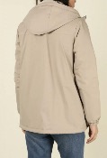 Veste imperméable à capuche Beige