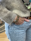 Bracelet BALI gold gris Madamirma