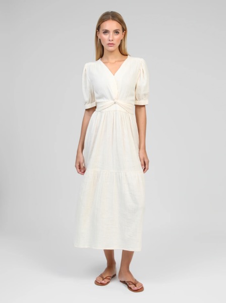 Robe longue Odourio écru - An'ge