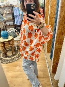 Chemise Adélia à fleurs - Banditas from Marseille