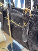 Sac Garance Lacets small cuir chocolat