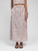 Jupe longue Rabia Framboise - An'ge