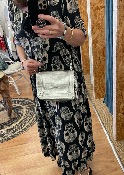 Sac FALCON cuir Argent