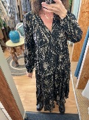 Robe GABRIELA longue noire Banditas