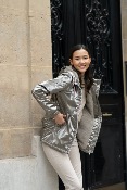 Veste imperméable fourrée Bronze