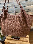 Sac Ambre cognac en cuir 