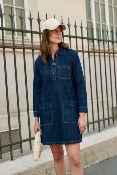 Robe courte Rebecca en jean