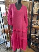 Robe longue Vincent fuchsia - Banditas from Marseille