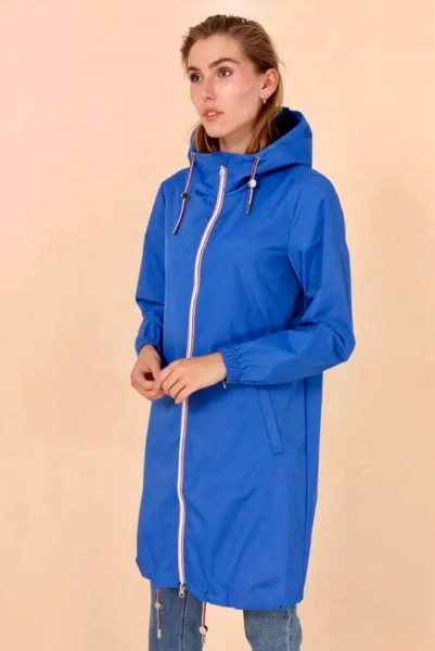 Imperméable Laura long - bleu vif