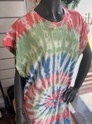 Robe longue T-shirt Raphaël corail 