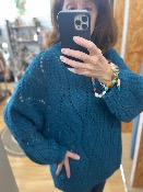 Pull long SAID bleu canard - Banditas from Marseille