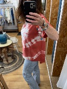 T-shirt Kévin Tie & dye Terracotta - Maison Lipanoï