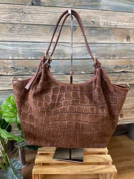Sac Ambre cognac en cuir