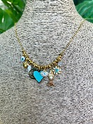 Collier Love Blue - Madamirma