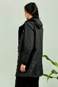 Veste imperméable fourée noire