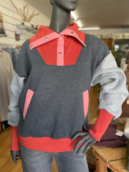 Sweat Irène anthracite - Adoré