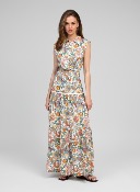 Robe longue Opavia Félicity écru - An'ge
