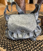 Sac SWAGG cuir Gris métalisé