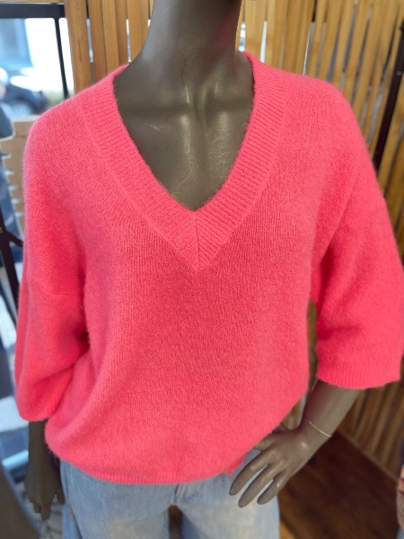 Pull Ode rose fluo - Banditas from Marseille