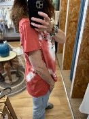 T-shirt Kévin Tie & dye Terracotta - Maison Lipanoï
