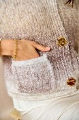 Gilet Chloé couleur Taupe