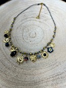 Collier "Galaxy Charms" noir
