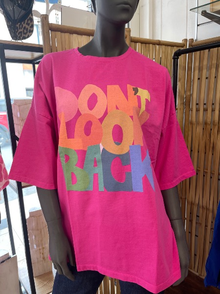T-shirt Charlie rose fuchsia - Banditas from Marseille
