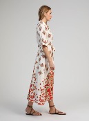 Robe longue Ovintala - Diwan orange - An'ge
