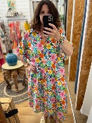 Robe longue Flower Mina