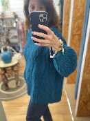 Pull long SAID bleu canard - Banditas from Marseille