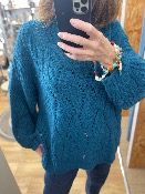 Pull long SAID bleu canard - Banditas from Marseille