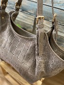 Sac Ambre taupe en cuir 