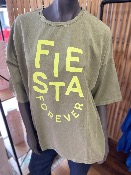 T-shirt Fiesta kaki - Banditas from Marseille