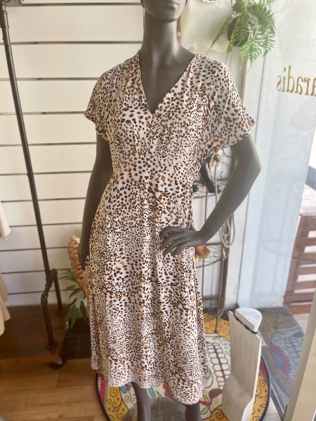 Robe longue Mekia Camel - An'ge