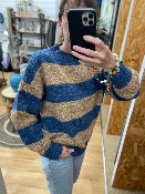 Pull Tod bleu - Johanna Paris