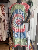 Robe longue T-shirt Raphaël corail 