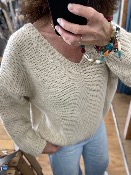 Pull Giada Ecru - Banditas from Marseille