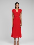Robe longue rouge Owesta - An'ge