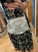 Sac SWAGG cuir Argent