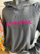 Sweat Noce gris - Message rose - Banditas from Marseille