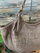 Sac Ambre taupe en cuir 