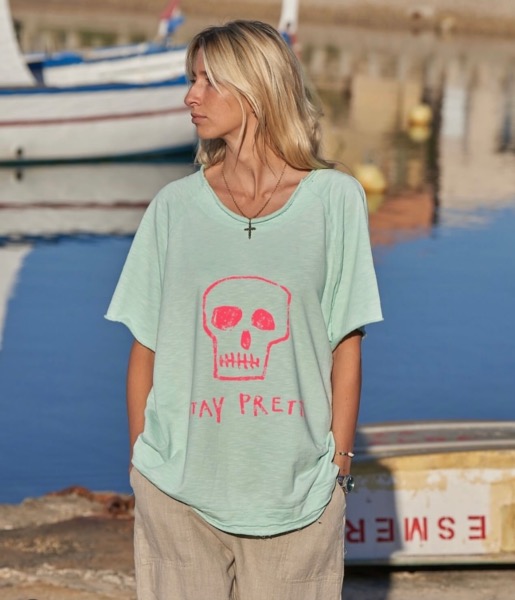 T-shirt Rapunzel Vert d'eau - Banditas from Marseille