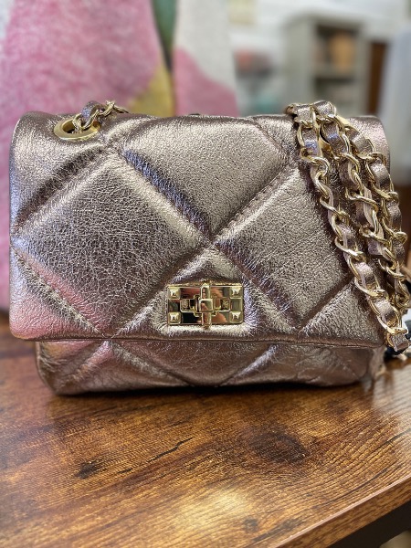 Sac IVANA cuir Bronze