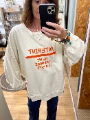 Sweat Metauro écru/orange - Banditas from Marseille