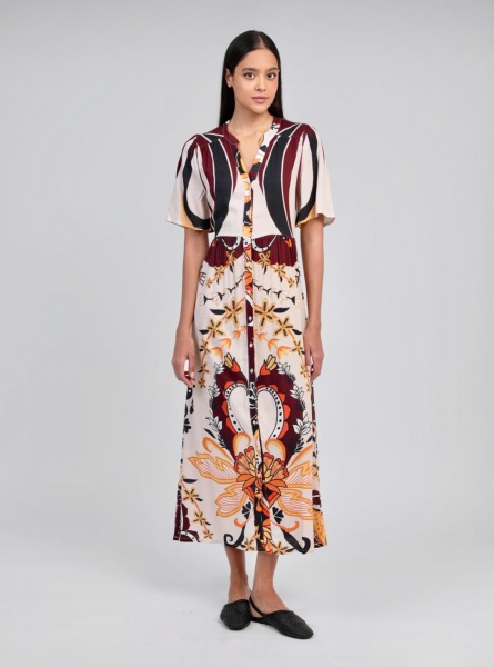 Robe longue Obemia Clever écru - An'ge