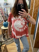T-shirt Kévin Tie & dye Terracotta - Maison Lipanoï