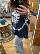 T-shirt Kévin Tie & dye Marine - Maison Lipanoï