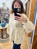 Pull long SAID écru - Banditas from Marseille