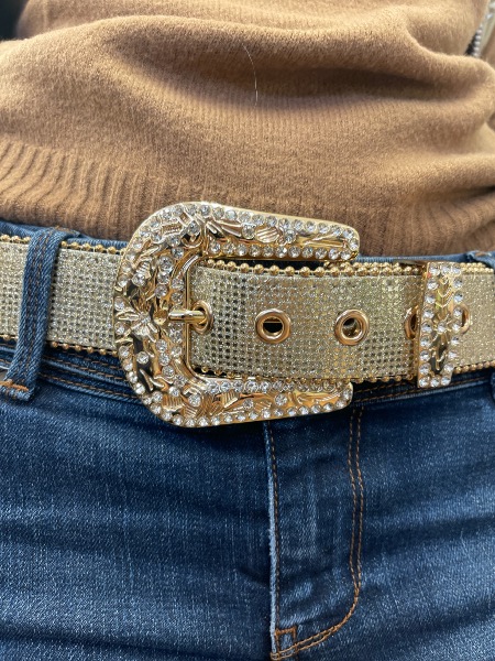 Ceinture LOVA or strass