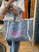 Sac Cabas Summer bleu denim